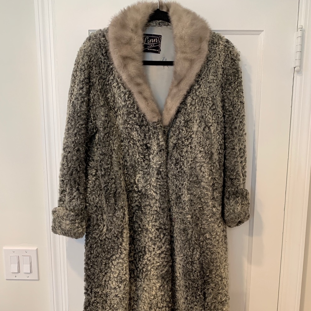 Vintage Lambs Wool Coat